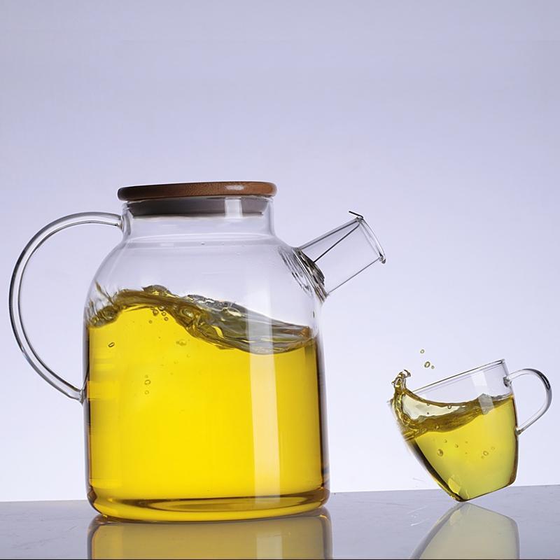 Glass Kettle Container