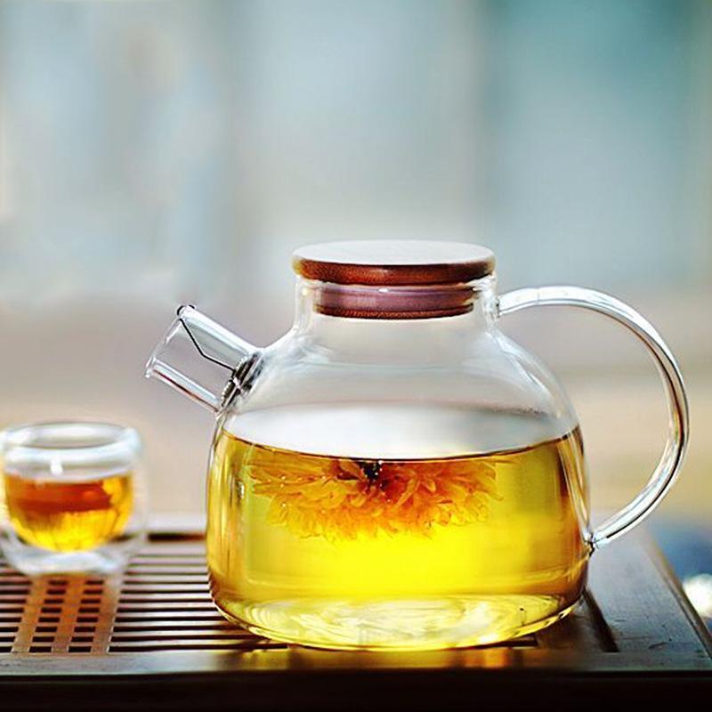 Glass Kettle Container